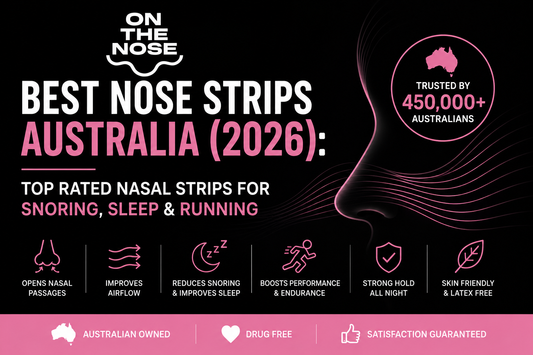 Best Nose Strips Australia (2026): Top Rated Nasal Strips for Snoring, Sleep & Running