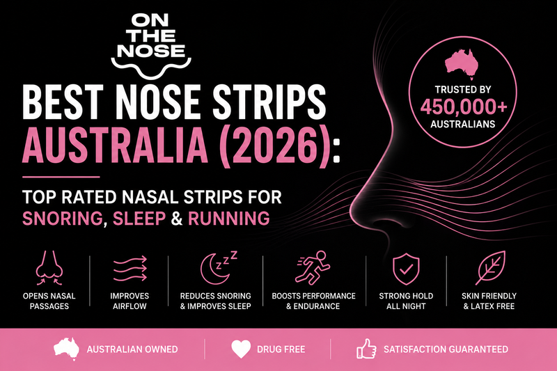 Best Nose Strips Australia (2026): Top Rated Nasal Strips for Snoring, Sleep & Running