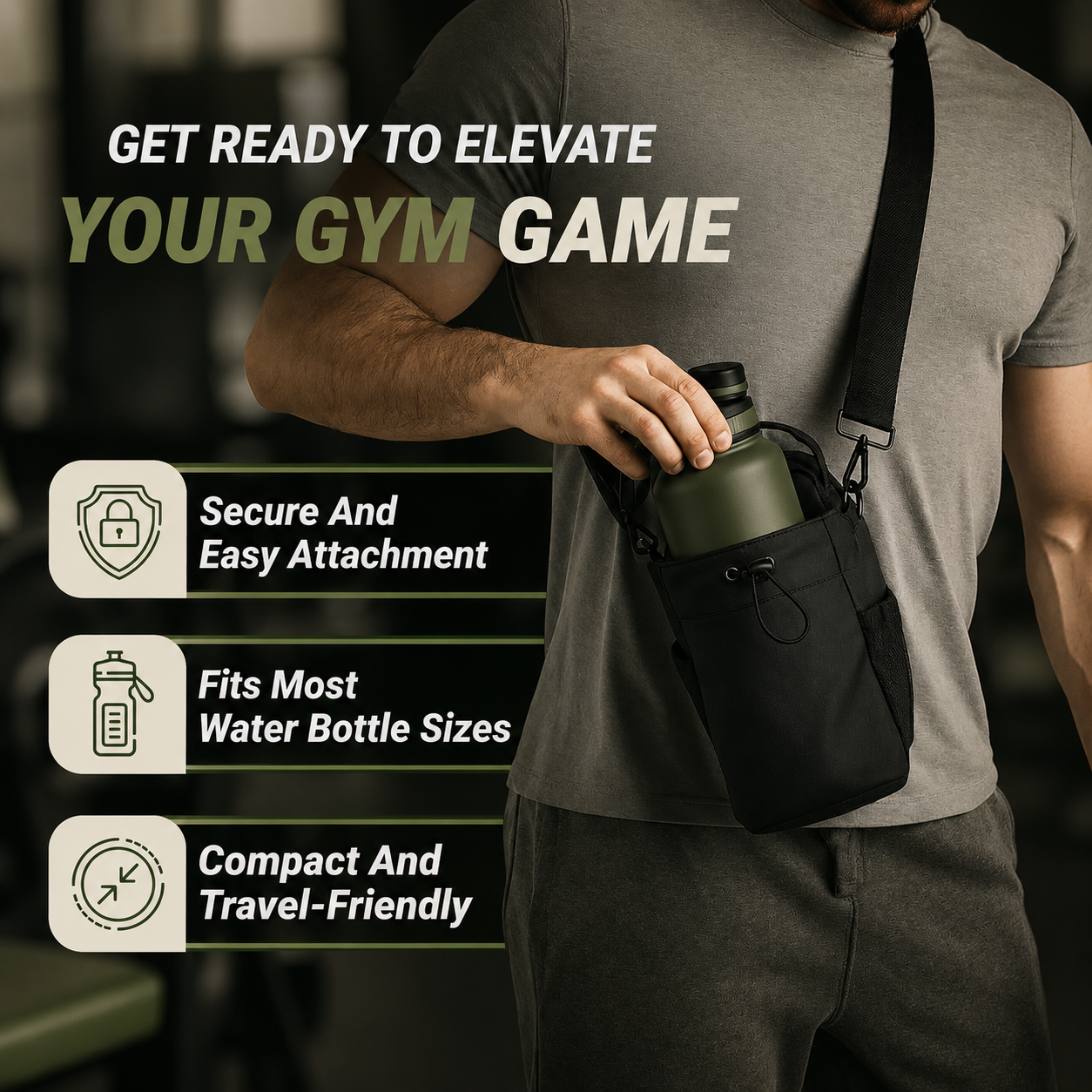 On The Nose Co. Signature™ Magnetic Gym & Fitness Bag