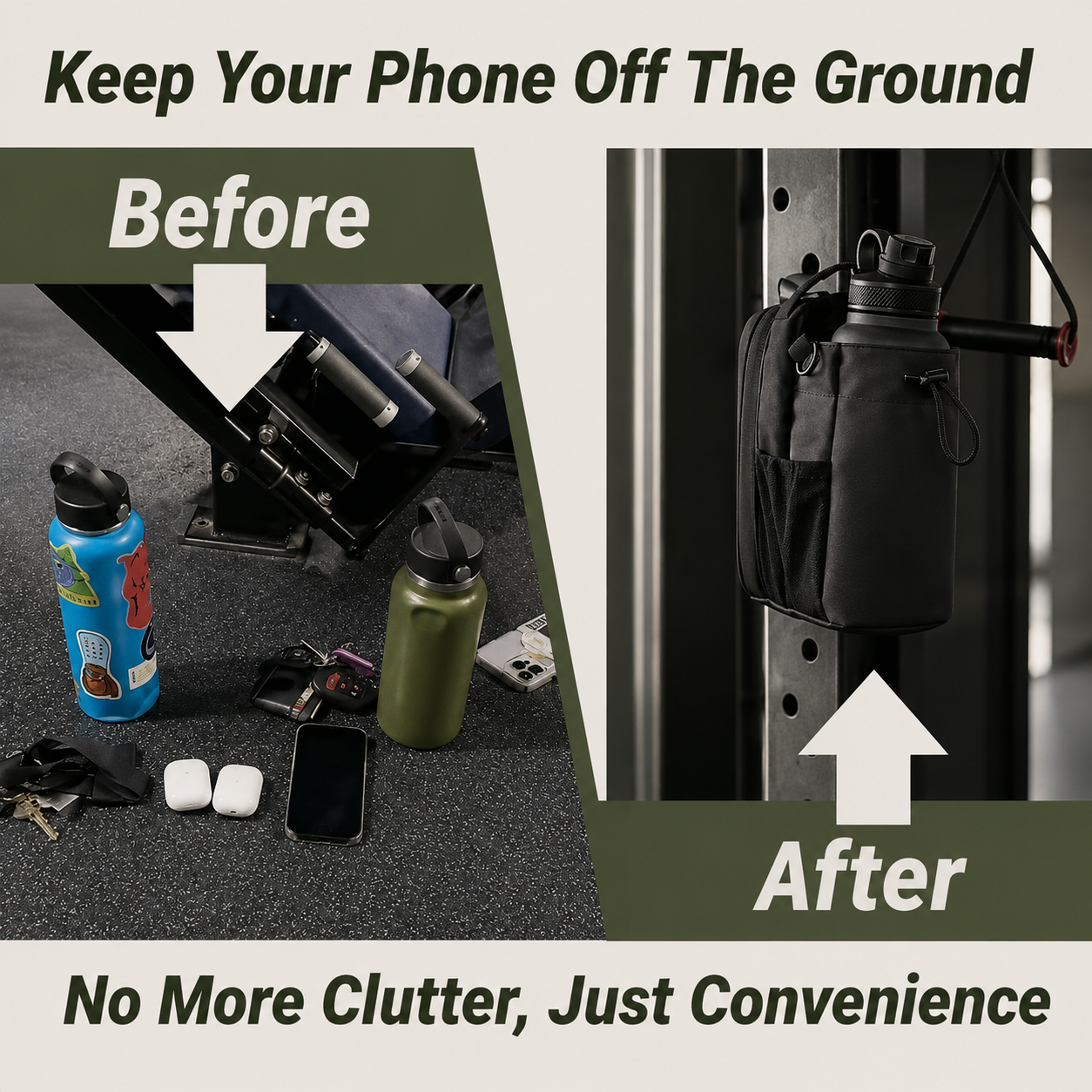 On The Nose Co. Signature™ Magnetic Gym & Fitness Bag