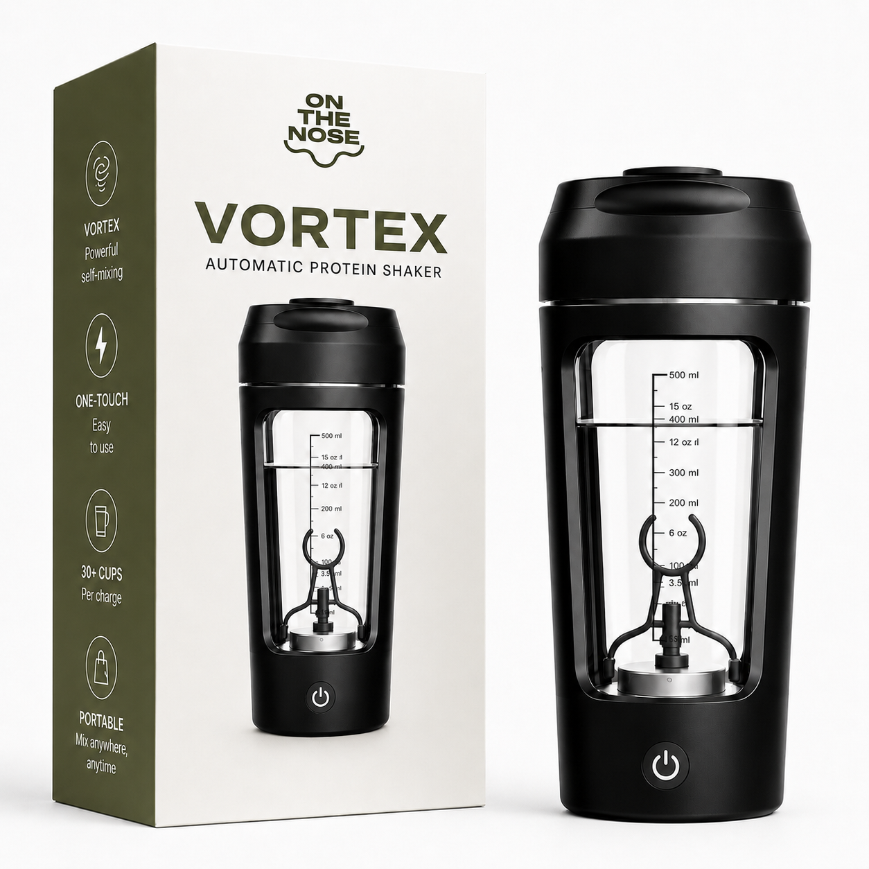 On The Nose Co. Vortex™ Automatic Protein Shaker
