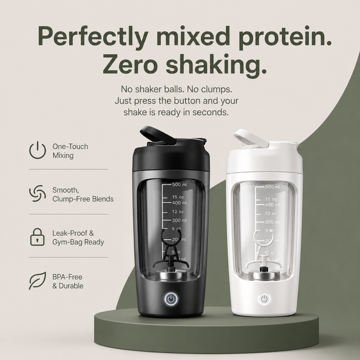 On The Nose Co. Vortex™ Automatic Protein Shaker